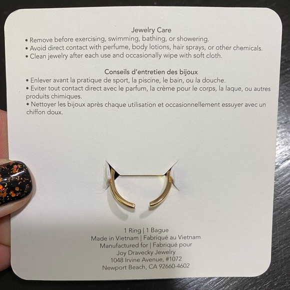 New Joy Dravecky Chloe Adjustable ring - Picture 7 of 12